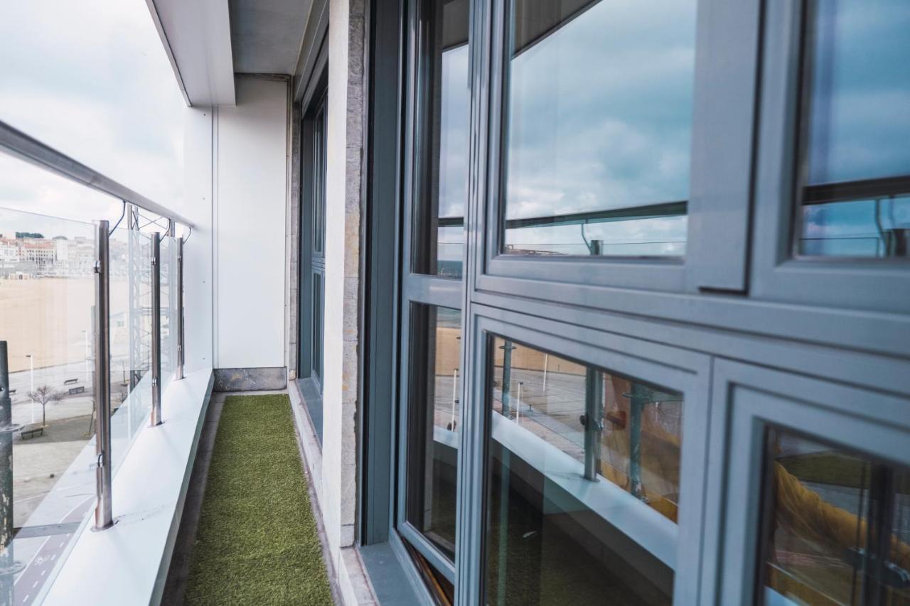 Apartament El Sexto De La Playa + Parking Gratis Gijón Zewnętrze zdjęcie