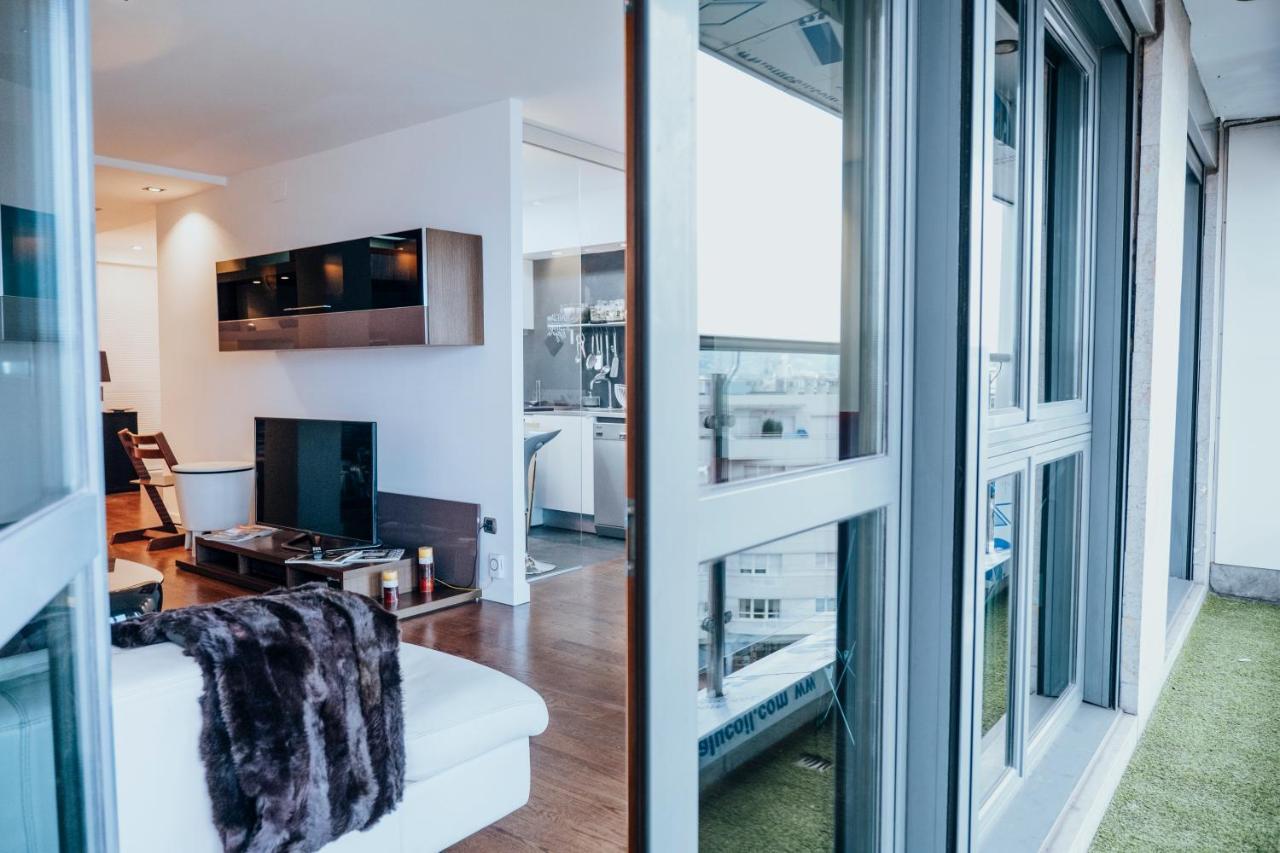 Apartament El Sexto De La Playa + Parking Gratis Gijón Zewnętrze zdjęcie